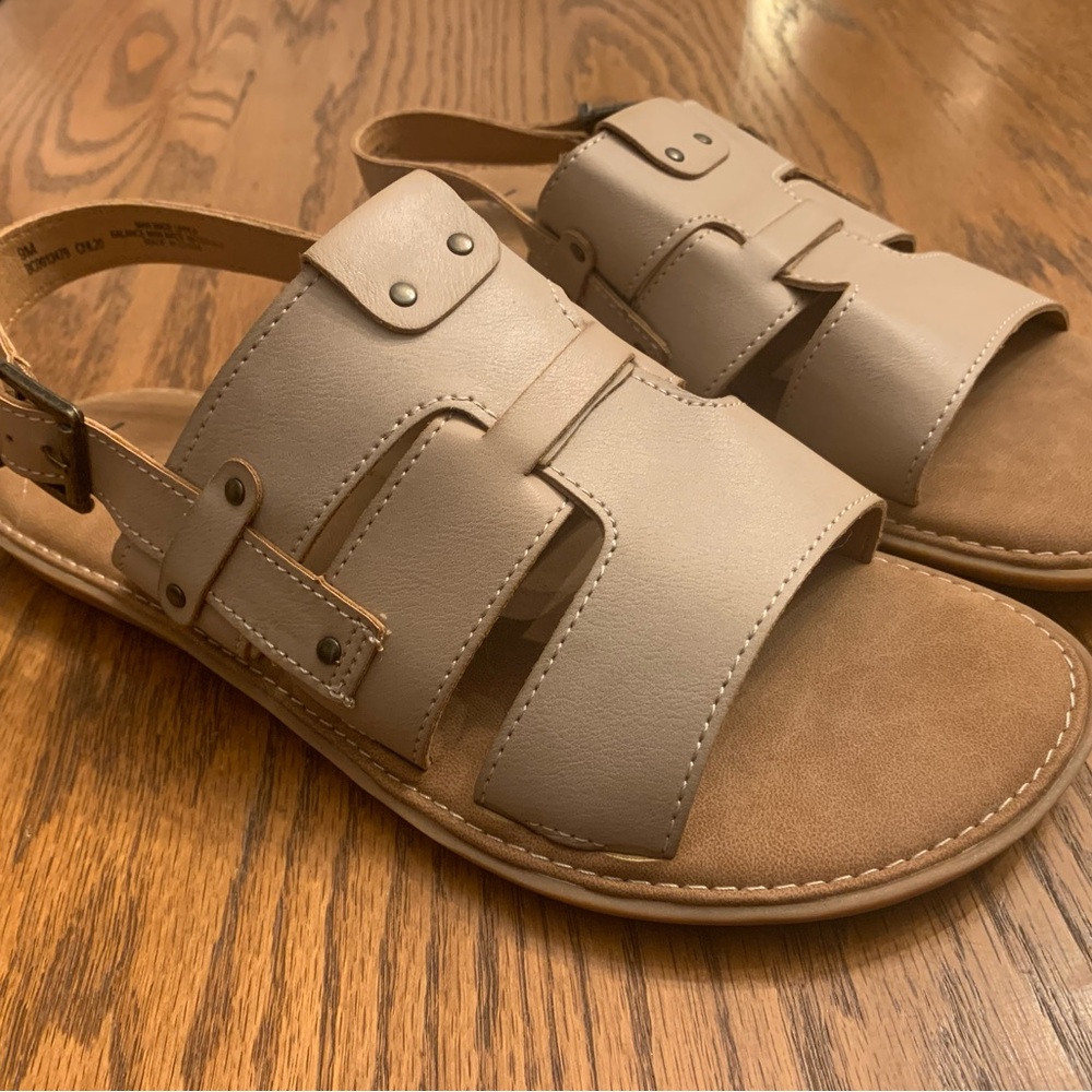 Born Women's Tan Slingback Slide Sandals